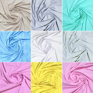 Matte Full Dull Nylon Milliskin 4-way Stretch Spandex Fabric Swimwear Dress 60"w - Picture 1 of 458