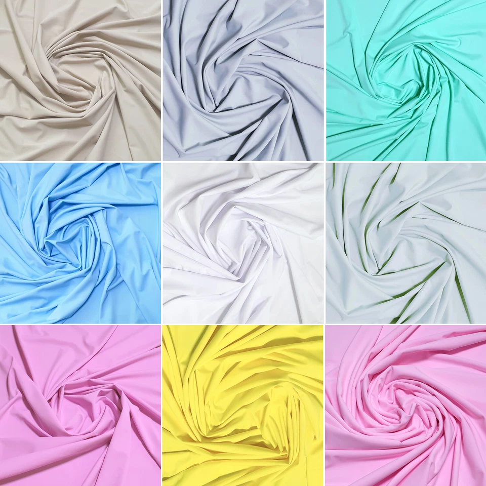 Matte Full Dull Nylon Milliskin 4-way Stretch Spandex Fabric Swimwear Dress 60"w - Image 1 of 4