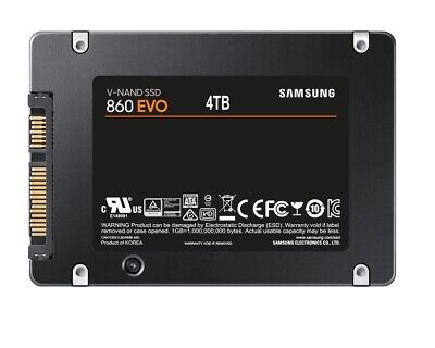 Samsung 860 Evo 4TB 2.5  SATA III MZ-76E4T0 Solid State Drive SSD • 267.83$