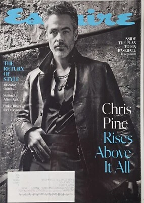 Esquire Magazine 2023 March Mens Life Magazine Chris Pine Style Iconic Rings - Image 1 of 2