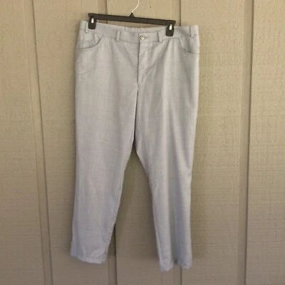 Pantalón Jack Victor Azul Claro Sólido Salvia 5 Bolsillos Lana Talla 40 $248 Foto 1 de 4