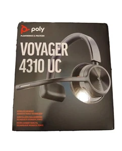 Plantronics by Poly Headset VOYAGER 4310 UC Wireless New Open Box Original Pack - Picture 1 of 5