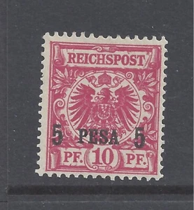 GERMAN EAST AFRICA 1893 5p. on 10pf. CARMINE MINT NEVER HINGED SG 4 - Picture 1 of 2