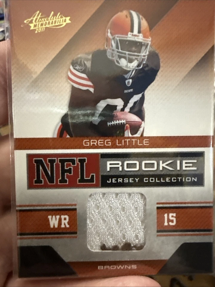 2011 Absolute Football Rookie Jersey Collection Event-Worn #14 Greg Little - Image 1 of 1