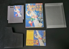  Circus Caper Nintendo NES 1990 in box with manual, Tested & Working