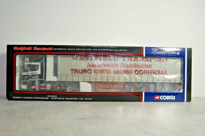 CORGI CC12213 SCANIA 4 SERIES CURTAINSIDE WESTFIELD TRANSPORT - LIMITED EDITION - Image 1 of 4