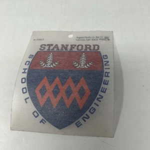 Vintage Stanford University School Of Engineering Decal - Picture 1 of 4
