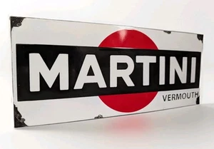 Letrero Martini Esmalte/Metal - Bar Restaurante Publicidad Café Bistro Pub Decoración - Imagen 1 de 16