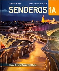 SENDEROS 1A Spanish for Connected World (VISTA, pub) latest 2023 edition - Picture 1 of 1
