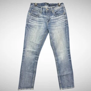 BKE Mason Jeans Herren 32X30 Einfarbig Blau Tapered Denim Hose Y2K Street Buckle  - Bild 1 von 8