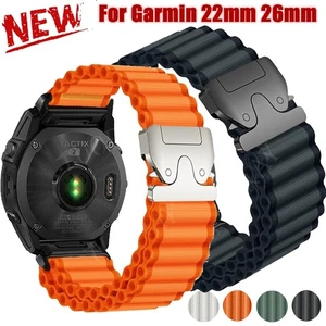 Quick Fit Nylon Watch Band Strap For Garmin Fenix 8 7X 6 6X Pro 5 5X Plus Epix 2 - Picture 1 of 20