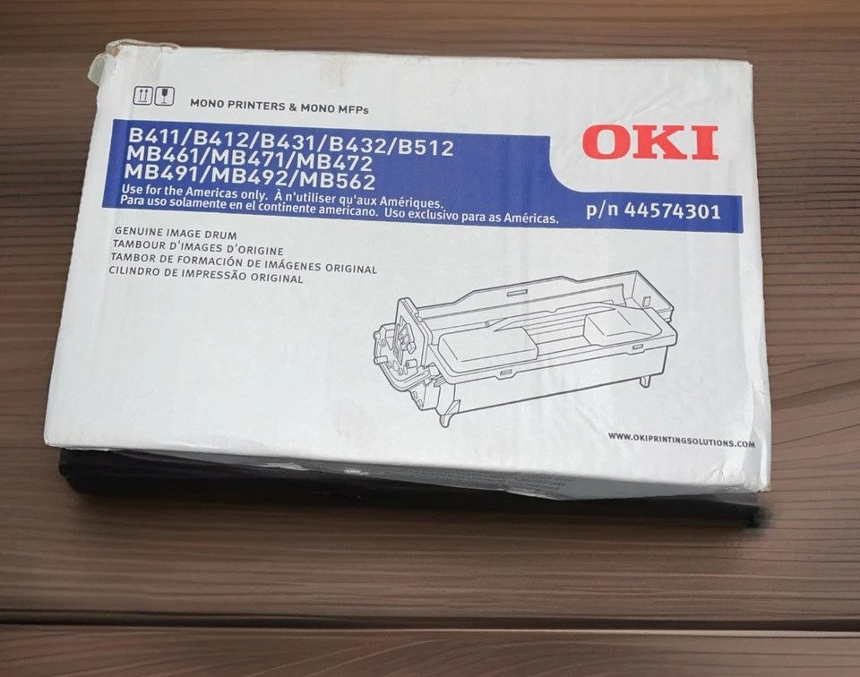 Tambor de impresora OKI One New & One Open Box p/n 44574301 Foto 1 de 4