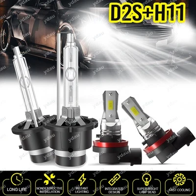 Kit de lâmpadas de neblina LED 6000K para faróis de xenônio HID para Infiniti QX56 2011-2013 - Imagem 1 de 4