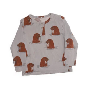 Mini Rodini, Langarmshirt, Größe: 80/86, Grau/Mehrfarbig #9lj - Bild 1 von 5