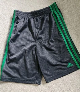 Adidas Boy's Athletic Shorts medium gray 7 EUC - Picture 1 of 4