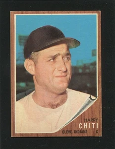 #253 Harry Chiti, Indians - 1962 Topps: EX-MT, Pack Fresh, Good Gloss 220840e - Bild 1 von 3