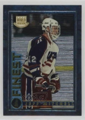 1994-95 Topps Finest World Junior Championships Jeff Mitchell #121 Rookie RC - Image 1 of 2