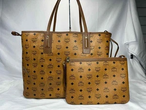 MCM Liz Reversible Shopper LargeTote With Pouch SPB- TS 348236 - Picture 1 of 17