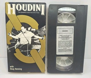 Houdini The Greatest Illusionist of all Time VHS Tape w/Sleeve Doug Henning - Picture 1 of 2