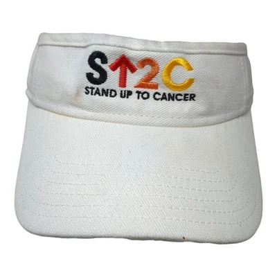Sombrero visera con tirantes Stand Up To Cancer blanco talla única bordado Otto Foto 1 de 4
