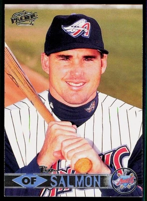 1999 年太平洋 #12 Tim Salmon Anaheim Angels 肖像棒球卡 — 第 1/2 张图片