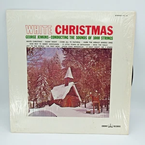 1963 George Jenkins Sounds Of 1000 Strings White Christmas vinyl record album - Picture 1 of 4
