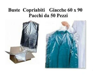 60 x 90 cm JACKET DRESS COVERS ENVELOPES FOR LAUNDRIES, STRIPS - Free shipping - Picture 1 of 3