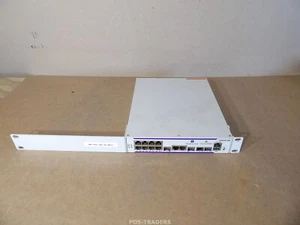 Alcatel Lucent OS6250-8M 8-Port Gigabit PoE Ethernet Switch - INCL RACK EARS - Afbeelding 1 van 8