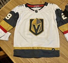 Adidas Vegas Golden Knights Authentic Pro Road Jersey Fleury Size SM USED