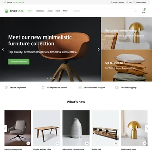 Online Shop Website Design with Free VPS Web Hosting and Installation - Picture 1 of 7