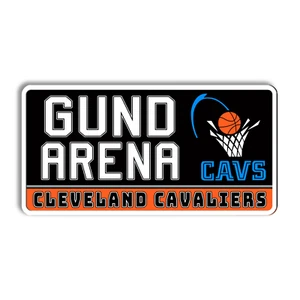 Metal sign Cleveland Cavaliers vintage Cleveland Cavaliers home stadium sign - Picture 1 of 5
