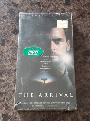 BRAND NEW The Arrival (VHS; 1996) Charlie Sheen RARE Sealed Watermarks *See Pics - Image 1 of 4