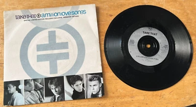 7" 45 single vinyl record - 1992 TAKE THAT - A million love songs - RCA - Image 1 of 4