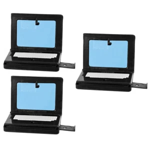 Set of 3 Plastic Toy Laptop Computer Accessories for 6 Inch Action Figures - Imagen 1 de 1