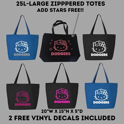 Los Angeles Dodgers Kitty сумка с короткими ручками MLB наклейки включены!! L@@K - Изображение 1 из 4