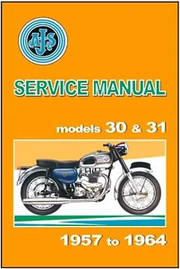 AJS Workshop Manual Models 31 31CSR 31CS 1957 1958 1959 1960 1961 1962 1963 1964 - Picture 1 of 5