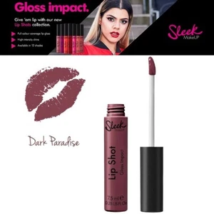 Sleek Makeup Lip Shots Highly Pigmented Intense Impact Lipgloss DARK PARADISE - Picture 1 of 1