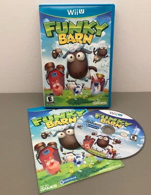 Nintendo Wii U WiiU Game Funky Barn CIB Complete In Box  Tested Working - Image 1 of 4