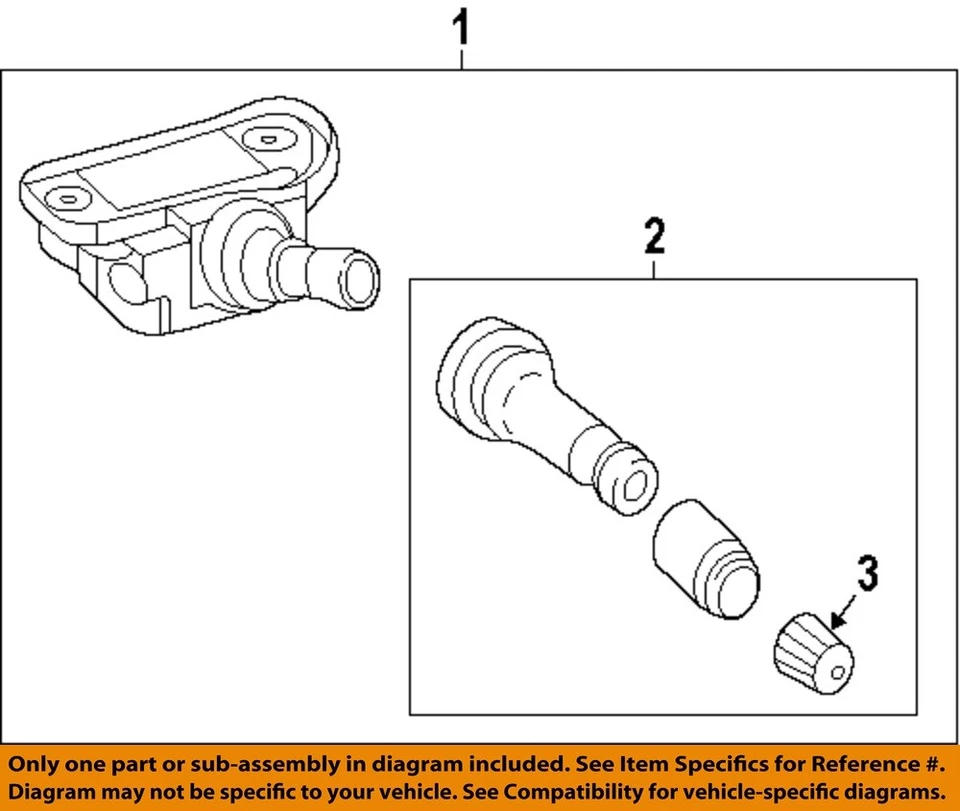Sensor TPMS MERCEDES OEM 14-23 AMG GT serie negra 0009053907 Foto 1 de 1