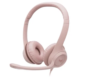 Casque USB Logitech H390 Micro Antibruit Rose Pink 981-001281 Original Neuf - Photo 1/6