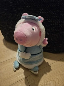 PREISVORSCHLAG Peppa Wutz Pig Winter Schlittschuhe Plüsch Kuscheltier Stofftier - Bild 1 von 4