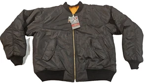 Chaqueta de Vuelo Ligera MA1 XL, Abrigo de Nylon Mejorado Militar Bombardero Fuerza Aérea - Imagen 1 de 11