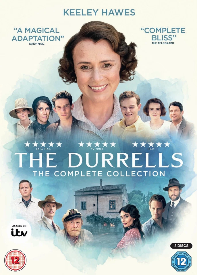 The Durrells The Complete Collection - Series 1 2 3 4 Season 8xDiscs Region 4 - Image 1 of 1