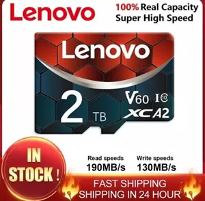 Lenovo Memory Card 2TB High Speed Micro TF SD Card For Nintendo Switch SD Card - Photo 1 sur 3
