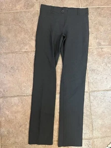 Betabrand S Ponte Straight Leg Classic Dress Yoga Stretch Pants Charcoal Gray - Picture 1 of 7