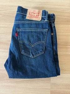 Levis Jeans Mens W31 L32 Dark Wash Slim Straight Denim 511 - Picture 1 of 6