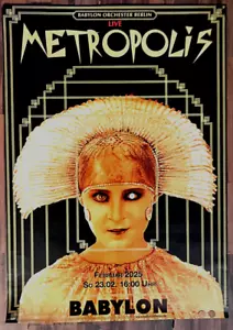 * * METROPOLIS * * Der Klassiker von Fritz LANG im LIVE Konzert - 1 Sh. filmposter - Bild 1 von 1
