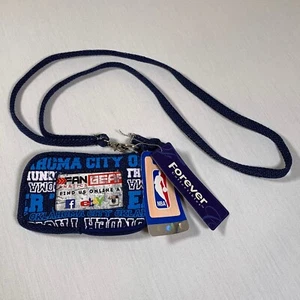OKLAHOMA CITY THUNDER ID WALLET WRISTLET LANYARD - Picture 1 of 7