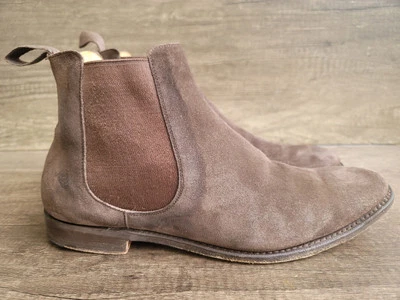 Church’s BEIJING Hombres Chelsea Marrón Gamuza Botas Talla UK 9 US 10. Foto 1 de 4