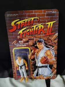 Ryu Street Fighter II 2 3,75" SUPER 7 ReAction MOC NEU - Bild 1 von 2